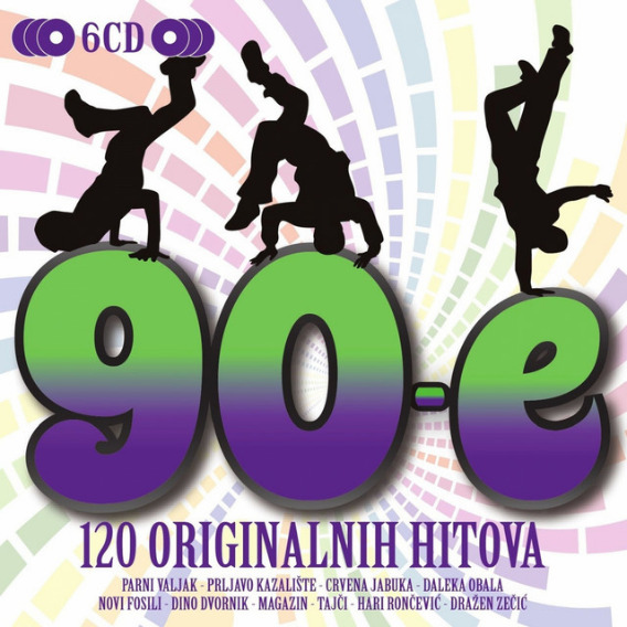 90-e – 120 Originalnih Hitova (6CD) 90-e – 120 Originalnih Hitova (6CD)